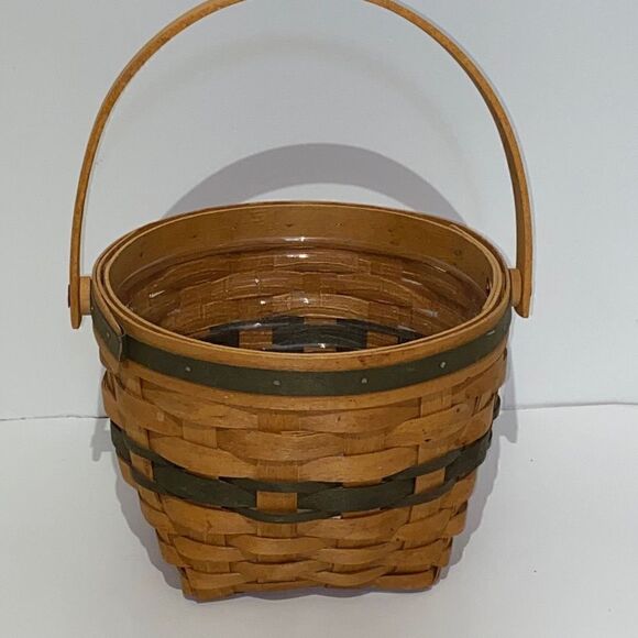 Longaberger Christmas Collection 1994 Edition Jingle Bell Woven Wooden Basket - Picture 2 of 13